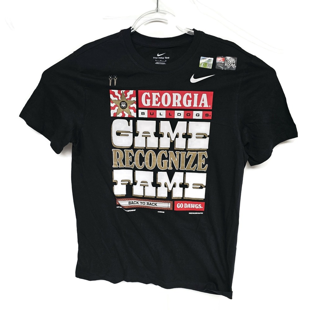Nike Georgia Bulldogs 2022 National Champions Locker Room T-Shirt Mens Medium